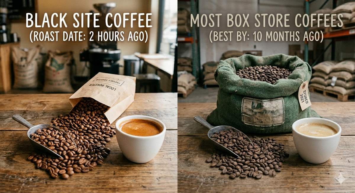 Small-Batch vs. Commercial Coffee ~ Why Fresh-Roasted Always Wins