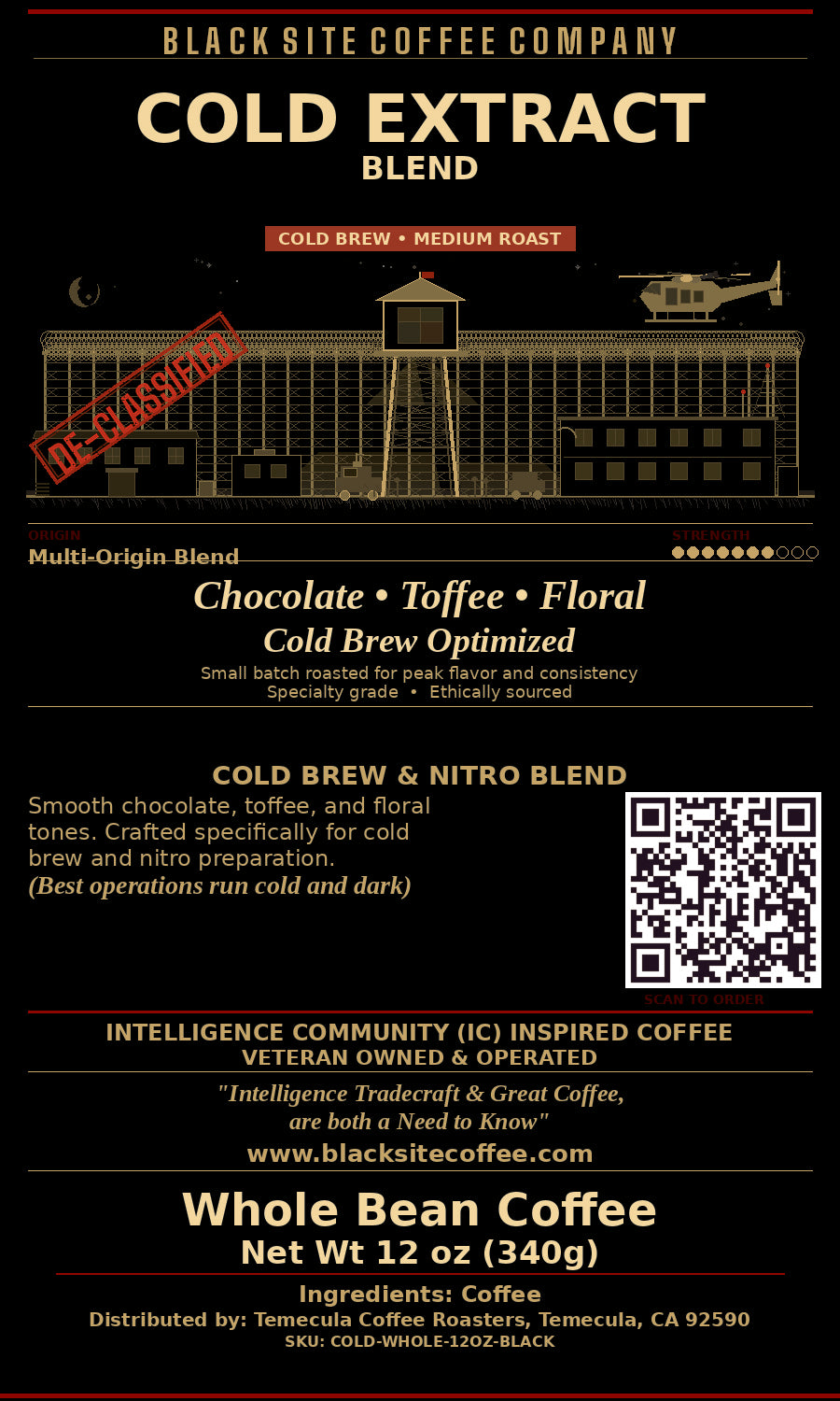 Cold Extract - Cold Brew Blend Drip Ground ~ Black Site Coffee Company ~ image 3