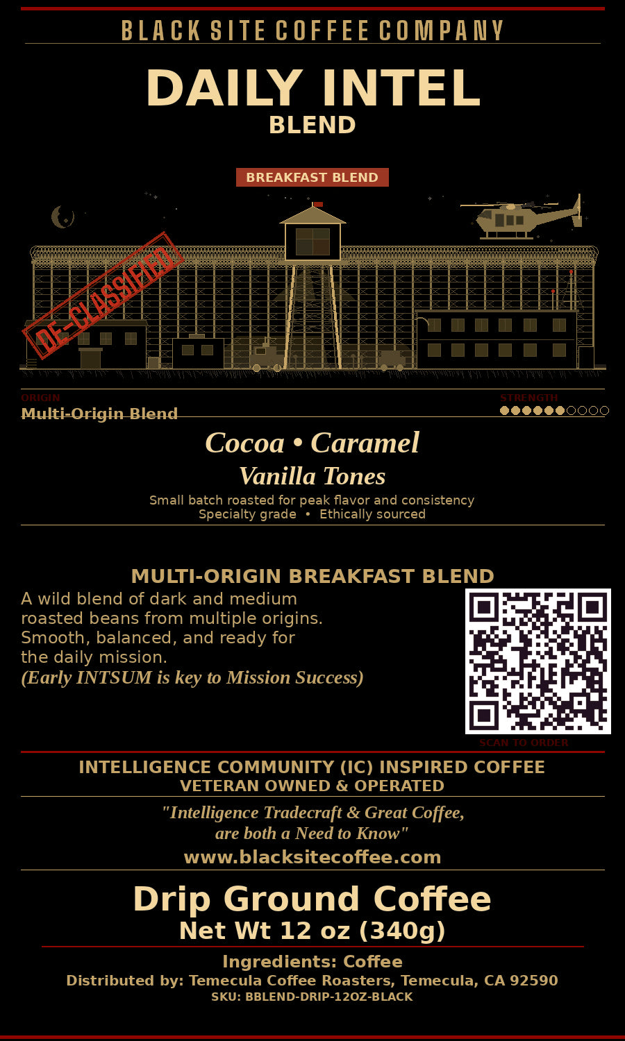 Daily Intel Blend - Medium Roast ~ Breakfast Blend