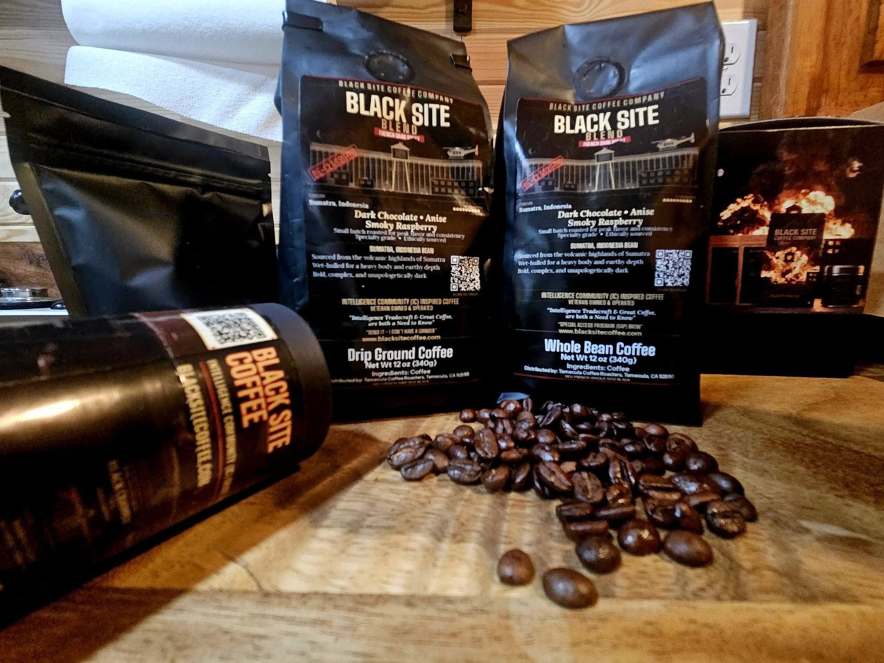 Black Site Ground Drip coffee